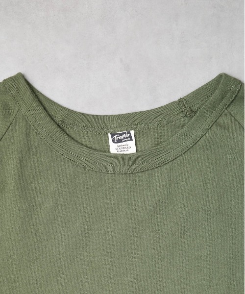 ARCHIVER（アーカイバ）の「【69】天竺  ラグラン袖リブロングスリーブTシャツ（Tシャツ/カットソー・レディース・ベージュ/カーキ/ブラック/オレンジ系/ホワイト・LARGE/MEDIUM）」の10枚目の写真