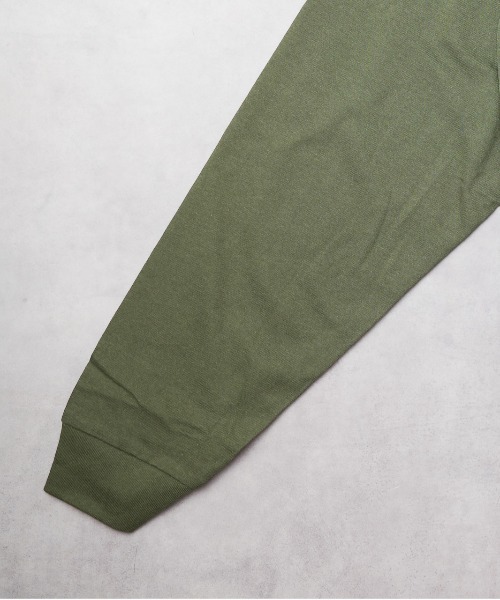 ARCHIVER（アーカイバ）の「【69】天竺  ラグラン袖リブロングスリーブTシャツ（Tシャツ/カットソー・レディース・ベージュ/カーキ/ブラック/オレンジ系/ホワイト・LARGE/MEDIUM）」の11枚目の写真