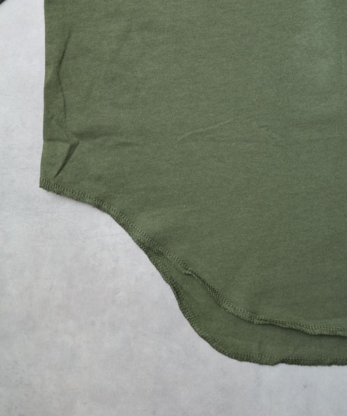 ARCHIVER（アーカイバ）の「【69】天竺  ラグラン袖リブロングスリーブTシャツ（Tシャツ/カットソー・レディース・ベージュ/カーキ/ブラック/オレンジ系/ホワイト・LARGE/MEDIUM）」の12枚目の写真