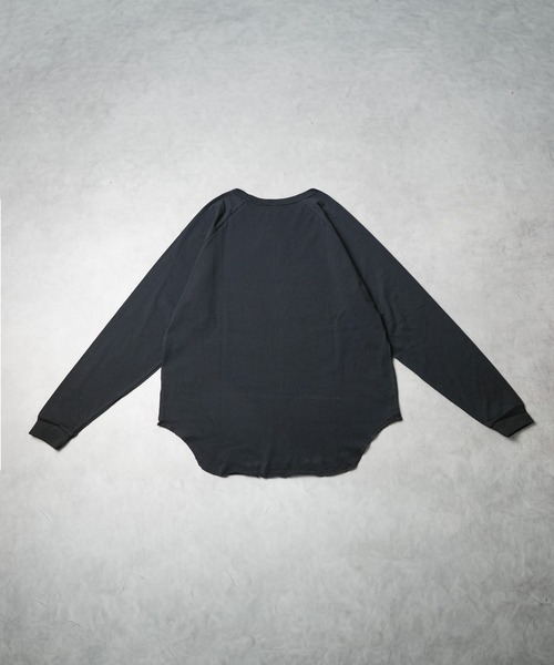 ARCHIVER（アーカイバ）の「【69】天竺  ラグラン袖リブロングスリーブTシャツ（Tシャツ/カットソー・レディース・ベージュ/カーキ/ブラック/オレンジ系/ホワイト・LARGE/MEDIUM）」の17枚目の写真