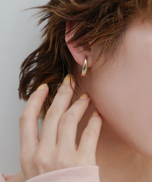 select MOCA(セレクトモカ)の「ナロードロップイヤリング(イヤリング・レディース・シルバー/ゴールド・FREE)」の1枚目の写真