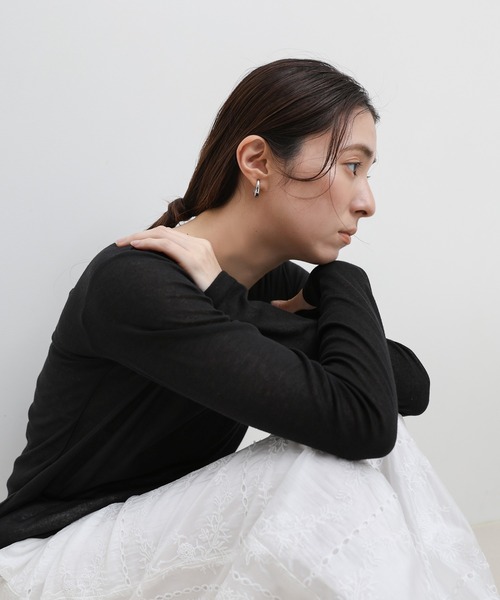 select MOCA(セレクトモカ)の「ナロードロップイヤリング(イヤリング・レディース・シルバー/ゴールド・FREE)」の4枚目の写真