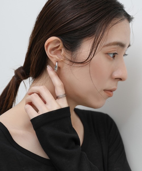 select MOCA(セレクトモカ)の「ナロードロップイヤリング(イヤリング・レディース・シルバー/ゴールド・FREE)」の13枚目の写真