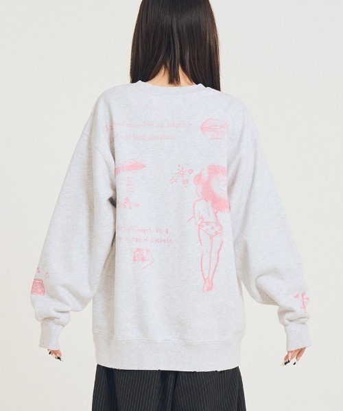 EFFECTEN(エフェクテン)の「msw1851-Salvage sweat shirts スウェット(efsal-19)(スウェット・メンズ・アッシュ/ブラック・XL/L/M)」の11枚目の写真