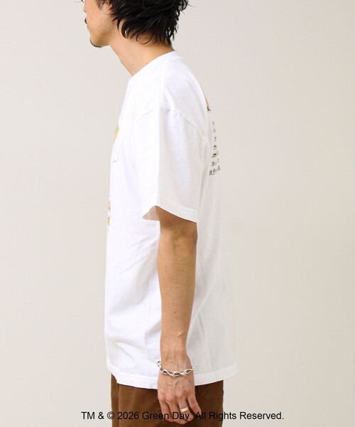 GOOD ROCK SPEED(グッドロックスピード)の「【GOOD ROCK SPEED】別注 GREEN DAY プリントTシャツ(Tシャツ/カットソー・メンズ・ホワイト系その他・M/L)」の4枚目の写真