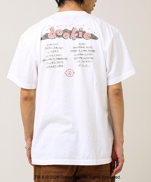 GOOD ROCK SPEED(グッドロックスピード)の「【GOOD ROCK SPEED】別注 GREEN DAY プリントTシャツ(Tシャツ/カットソー・メンズ・ホワイト系その他・M/L)」の5枚目の写真