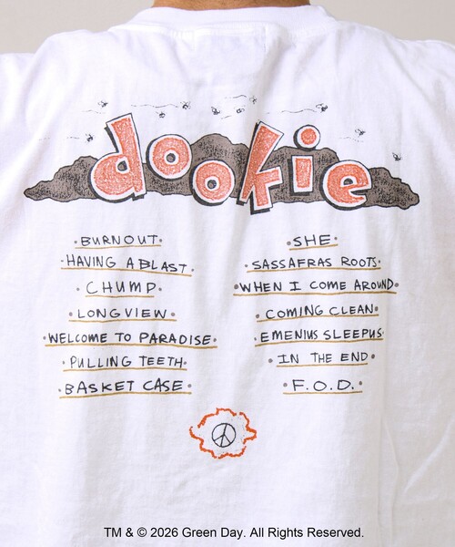 GOOD ROCK SPEED(グッドロックスピード)の「【GOOD ROCK SPEED】別注 GREEN DAY プリントTシャツ(Tシャツ/カットソー・メンズ・ホワイト系その他・M/L)」の9枚目の写真