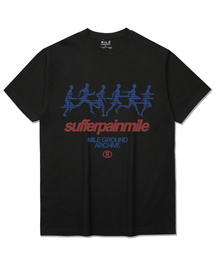 THE MILE（ザマイル）の「SUFFERPAIN MILE CREW [BLACK]（Tシャツ/カットソー）」