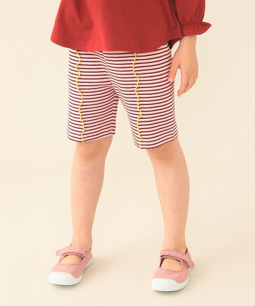 BEAMS mini(ビームスミニ)の「ハーフ レギンス パンツ (80~130cm)子供服 夏物 まとめ買い キッズ プチプラ 定番(その他パンツ・キッズ・パープル系その他4/ブルー/ピンク・80/130/120/110/100/90)」の4枚目の写真