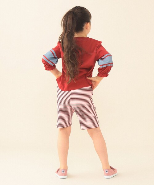 BEAMS mini(ビームスミニ)の「ハーフ レギンス パンツ (80~130cm)子供服 夏物 まとめ買い キッズ プチプラ 定番(その他パンツ・キッズ・パープル系その他4/ブルー/ピンク・80/130/120/110/100/90)」の6枚目の写真