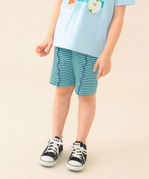 BEAMS mini(ビームスミニ)の「ハーフ レギンス パンツ (80~130cm)子供服 夏物 まとめ買い キッズ プチプラ 定番(その他パンツ・キッズ・パープル系その他4/ブルー/ピンク・80/130/120/110/100/90)」の8枚目の写真