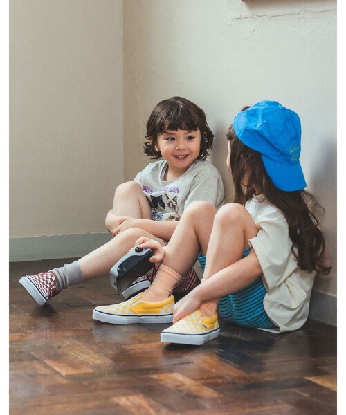 BEAMS mini(ビームスミニ)の「【WEB限定】ハーフ レギンス パンツ 2026SS(80~130cm)子供服 夏物 まとめ買い キッズ プチプラ 定番(その他パンツ・キッズ・パープル系その他4/ブルー/ピンク・80/130/120/110/100/90)」の11枚目の写真