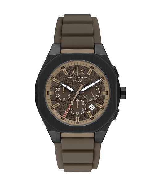 ARMANI EXCHANGE(アルマーニエクスチェンジ)の「アルマーニ・エクスチェンジ 腕時計 メンズ アナログ シリコン AX4293(アナログ腕時計・メンズ・ブラウン・FREE)」の1枚目の写真