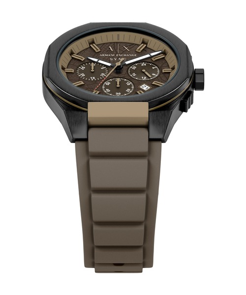 ARMANI EXCHANGE(アルマーニエクスチェンジ)の「アルマーニ・エクスチェンジ 腕時計 メンズ アナログ シリコン AX4293(アナログ腕時計・メンズ・ブラウン・FREE)」の8枚目の写真