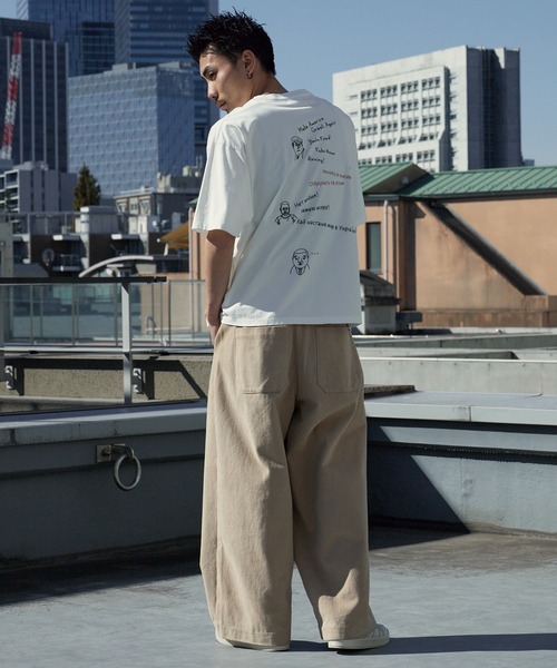 REMI RELIEF(レミレリーフ)の「REMI RELIEF/レミレリーフ SP加工25/-天竺T(刺繍:Make America Great Again!) ロゴ刺繍 ヴィンテージ Tシャツ 2026年 夏 夏服(Tシャツ/カットソー・メンズ・ブラック/オフホワイト・M/L/XL)」の21枚目の写真