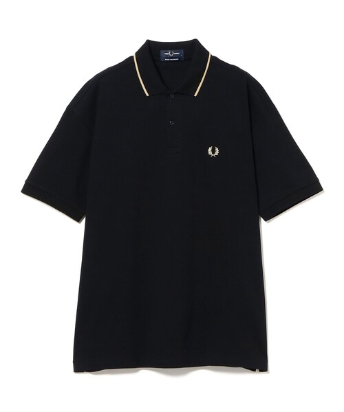 Fred Perry 黒 ポロシャツ 別注】FRED PERRY / リラックスフィット ピケ ポロシャツ（ポロシャツ