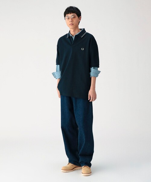 別注】FRED PERRY / リラックスフィット ピケ ポロシャツ（ポロシャツ