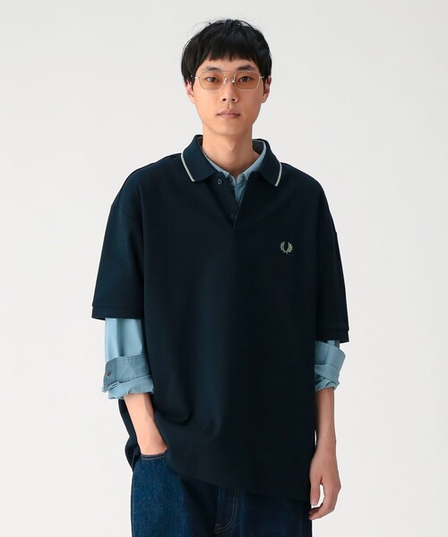 別注】FRED PERRY / リラックスフィット ピケ ポロシャツ（ポロシャツ