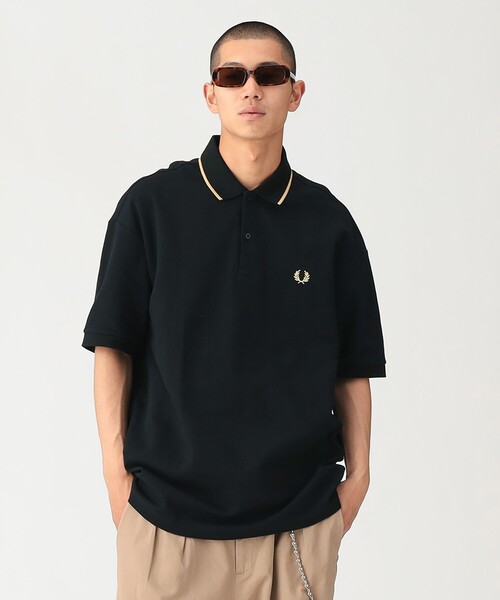 FRED PERRY（フレッドペリー）の「【別注】FRED PERRY / リラックスフィット ピケ ポロシャツ（ポロシャツ・メンズ・ネイビー/ブラック・XL/L/M/S）」の19枚目の写真