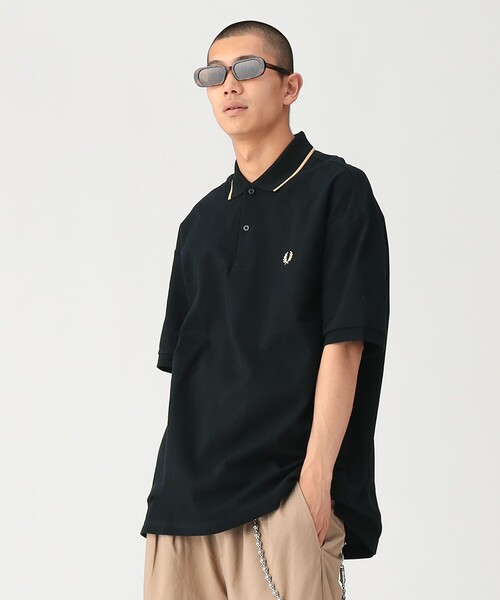FRED PERRY（フレッドペリー）の「【別注】FRED PERRY / リラックスフィット ピケ ポロシャツ（ポロシャツ・メンズ・ネイビー/ブラック・XL/L/M/S）」の20枚目の写真