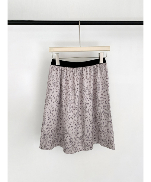 VASCARA（バスカラ）の「Leopard Mix Midi Skirt（スカート・レディース・グレー・FREE）」の4枚目の写真