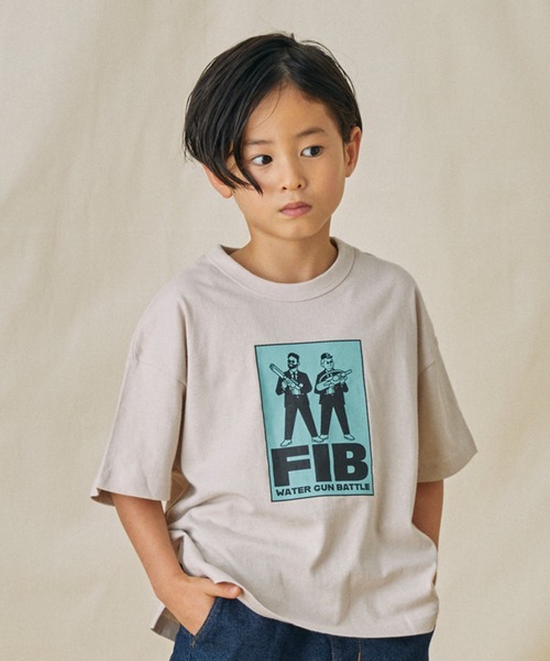 FOV(フォブ)の「FOV/フォブ FIB Tシャツ(Tシャツ/カットソー・キッズ・ホワイト/ベージュ系その他/ブラック・S/M/L/XL)」の3枚目の写真