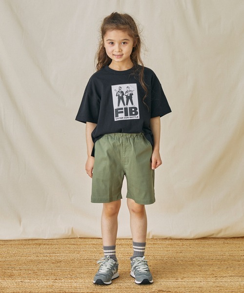 FOV(フォブ)の「FOV/フォブ FIB Tシャツ(Tシャツ/カットソー・キッズ・ホワイト/ベージュ系その他/ブラック・S/M/L/XL)」の5枚目の写真
