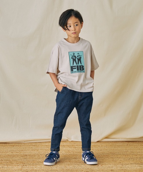 FOV(フォブ)の「FOV/フォブ FIB Tシャツ(Tシャツ/カットソー・キッズ・ホワイト/ベージュ系その他/ブラック・S/M/L/XL)」の6枚目の写真