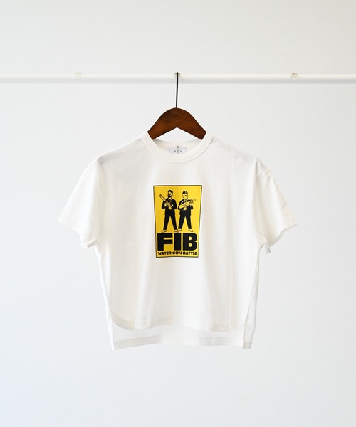 FOV(フォブ)の「FOV/フォブ FIB Tシャツ(Tシャツ/カットソー・キッズ・ホワイト/ベージュ系その他/ブラック・S/M/L/XL)」の7枚目の写真
