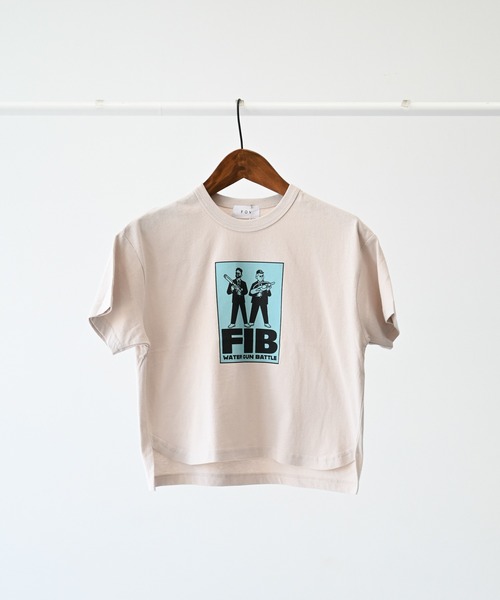 FOV(フォブ)の「FOV/フォブ FIB Tシャツ(Tシャツ/カットソー・キッズ・ホワイト/ベージュ系その他/ブラック・S/M/L/XL)」の8枚目の写真