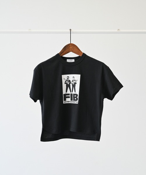 FOV(フォブ)の「FOV/フォブ FIB Tシャツ(Tシャツ/カットソー・キッズ・ホワイト/ベージュ系その他/ブラック・S/M/L/XL)」の9枚目の写真
