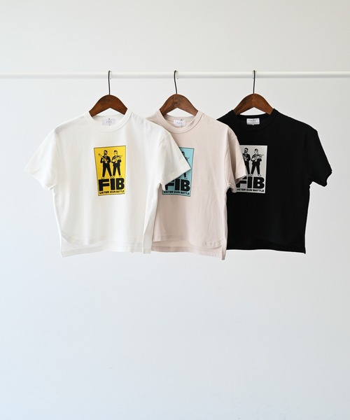 FOV(フォブ)の「FOV/フォブ FIB Tシャツ(Tシャツ/カットソー・キッズ・ホワイト/ベージュ系その他/ブラック・S/M/L/XL)」の14枚目の写真