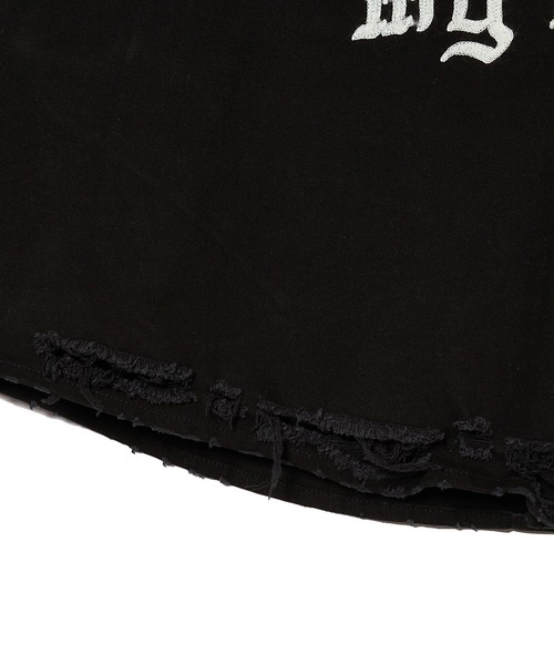 MSML(エムエスエムエル)の「STRETCH TWILL EMBROIDERY DESTROY JACKET(ブルゾン・メンズ・ブラック・XL/L/M)」の6枚目の写真