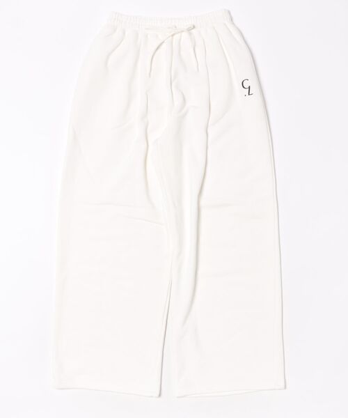 CLANE(クラネ)の「CLANE/クラネ/LOGO SWEAT TUCK WIDE PANTS(スウェットパンツ・レディース・ブラック/グレー/ホワイト・1)」の21枚目の写真