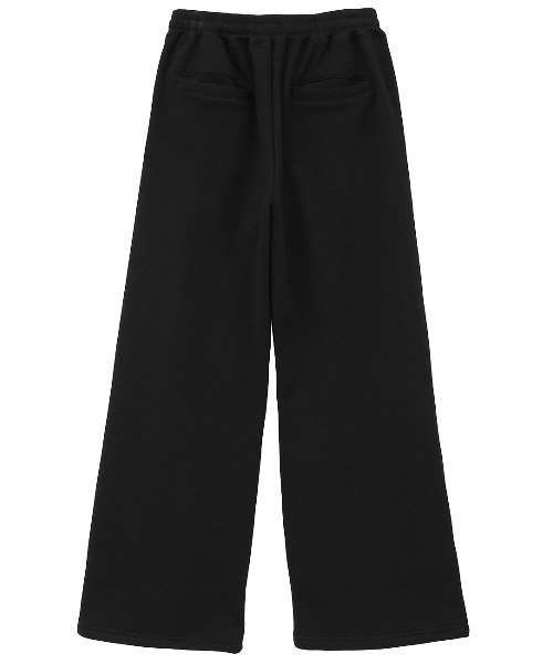 CLANE(クラネ)の「CLANE/クラネ/LOGO SWEAT TUCK WIDE PANTS(スウェットパンツ・レディース・ブラック/グレー/ホワイト・1)」の10枚目の写真