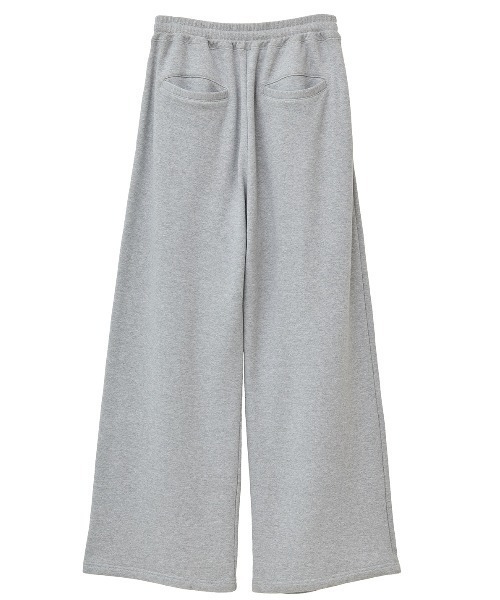 CLANE(クラネ)の「CLANE/クラネ/LOGO SWEAT TUCK WIDE PANTS(スウェットパンツ・レディース・ブラック/グレー/ホワイト・1)」の16枚目の写真