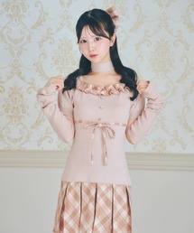 シャツレイヤードニット（Tシャツ/カットソー）｜LAFARY（ラファリー