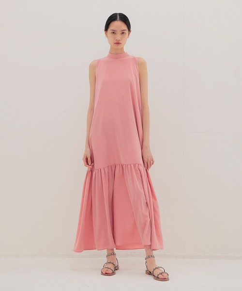 DRESSLAVE(ドレスレイブ)の「silky vintage long dress(シルキーヴィンテージロングワンピース)(ワンピース・レディース・ピンク/ブルー/ネイビー・38)」の6枚目の写真