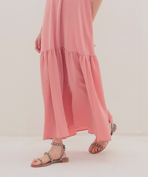 DRESSLAVE(ドレスレイブ)の「silky vintage long dress(シルキーヴィンテージロングワンピース)(ワンピース・レディース・ピンク/ブルー/ネイビー・38)」の9枚目の写真