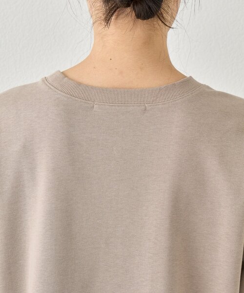 Jena espace merveilleux（ジェナ　エスパスメルヴェイユ）の「サイドプリーツ裏毛ワンピース（ワンピース・レディース・チャコールグレー/ベージュ・FREE）」の21枚目の写真