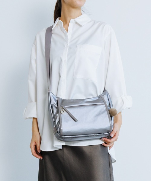 Kanana project(カナナプロジェクト)の「ショルダーバッグ PJ-18 5L 横型 20121(ショルダーバッグ・レディース・ブラック/ベージュ/グレー・FREE)」の10枚目の写真