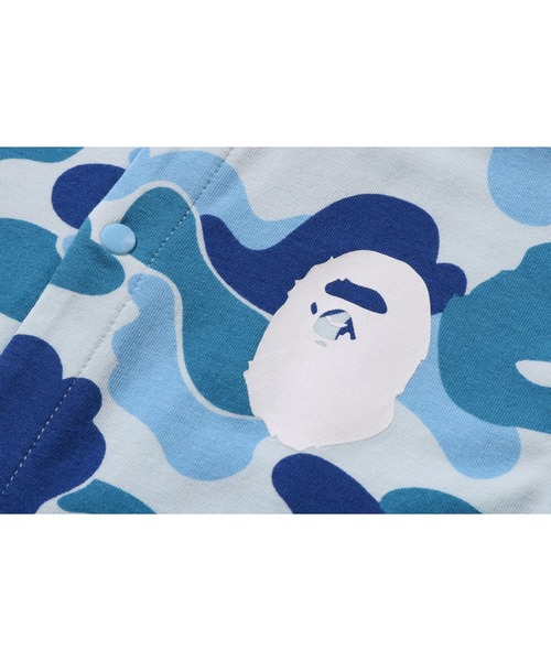 A BATHING APE（アベイシングエイプ）の「ABC CAMO APE HEAD ROMPERS（ロンパース・キッズ・ブルー/イエロー/ピンク・70/80）」の7枚目の写真
