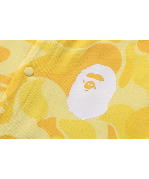 A BATHING APE（アベイシングエイプ）の「ABC CAMO APE HEAD ROMPERS（ロンパース・キッズ・ブルー/イエロー/ピンク・70/80）」の8枚目の写真