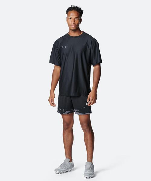 UNDER ARMOUR（アンダーアーマー）の「UAヤード オーバーサイズ ショートスリーブ Tシャツ（ベースボール/メンズ）（Tシャツ/カットソー・メンズ・ブラック・L/M/XL/3XL/S/2XL）」の3枚目の写真