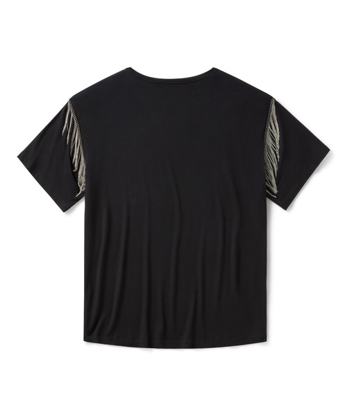 Harley-Davidson(ハーレーダビッドソン)の「ヴィンテージ・フリンジ・Live to Ride Tシャツ(Tシャツ/カットソー・レディース・ブラック系その他・SMALL/X-SMALL/MEDIUM)」の2枚目の写真