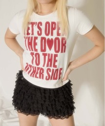 sedacle（セダクル）の「ラインストーンバイカラーT（Tシャツ/カットソー）」