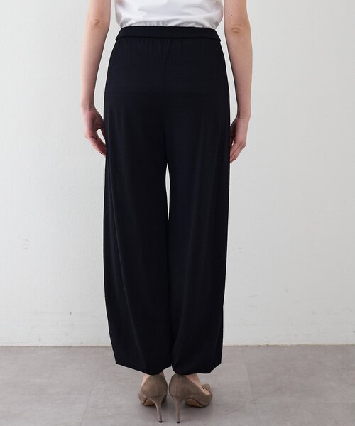 Whim Gazette(ウィムガゼット)の「【GEMINI】レイヤードニットパンツ(その他パンツ・レディース・カーキ/ブラック・FREE)」の9枚目の写真