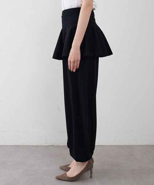 Whim Gazette(ウィムガゼット)の「【GEMINI】レイヤードニットパンツ(その他パンツ・レディース・カーキ/ブラック・FREE)」の13枚目の写真