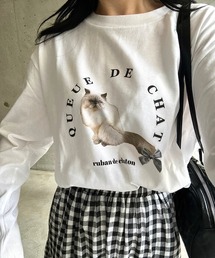フレンチキャットロンT/長袖Tシャツ