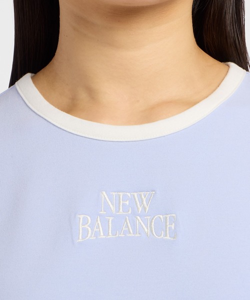 NEW BALANCE(ニューバランス)の「TracksideリンガーTシャツ(Tシャツ/カットソー・レディース・ライトパープル/ホワイト・SMALL/MEDIUM/LARGE/X-LARGE)」の22枚目の写真